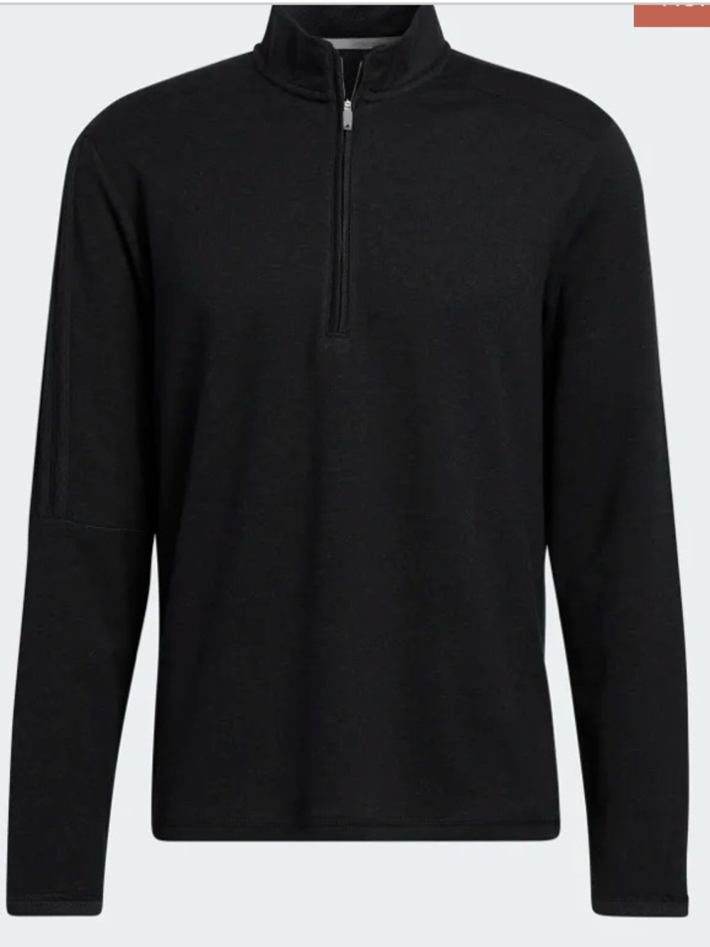 Adidas-H-Haut 3-Stripes Quarter-Zip golf athletic men’s size small